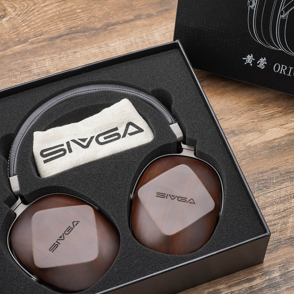 SIVGA Oriole Classic Fashionable Closed Back Rosewood HiFi Headphone - Image 9