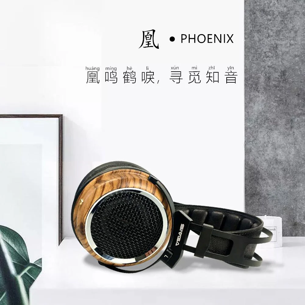 SIVGA PHOENIX Over Ear Open Back Zebra Wood Dynamic/Moving-coill Driver Headphone - Image 5