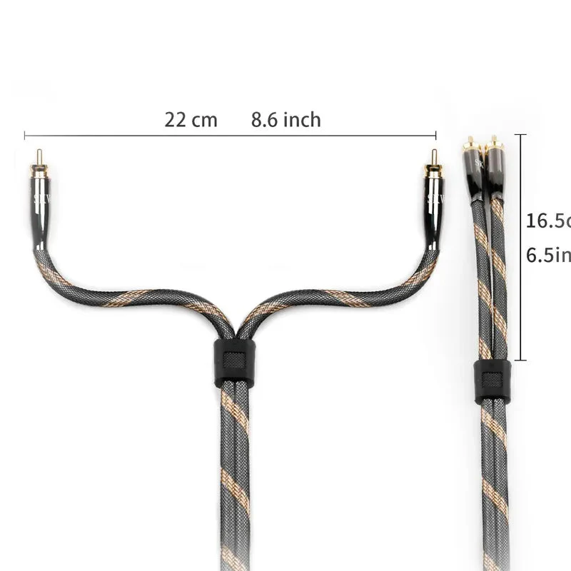 SKW BG04 / BG-04 2RCA to 2 RCA Male to Male Cable - Image 12