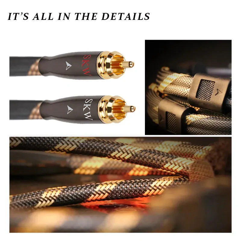 SKW BG04 / BG-04 2RCA to 2 RCA Male to Male Cable - Image 13