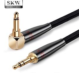 SKW AUX 3.5mm Jack Cable Male To Male For Soundbox Headphone Smartphone iPad Laptop MP3 CD Car - Image 7
