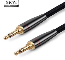 SKW AUX 3.5mm Jack Cable Male To Male For Soundbox Headphone Smartphone iPad Laptop MP3 CD Car - Image 8