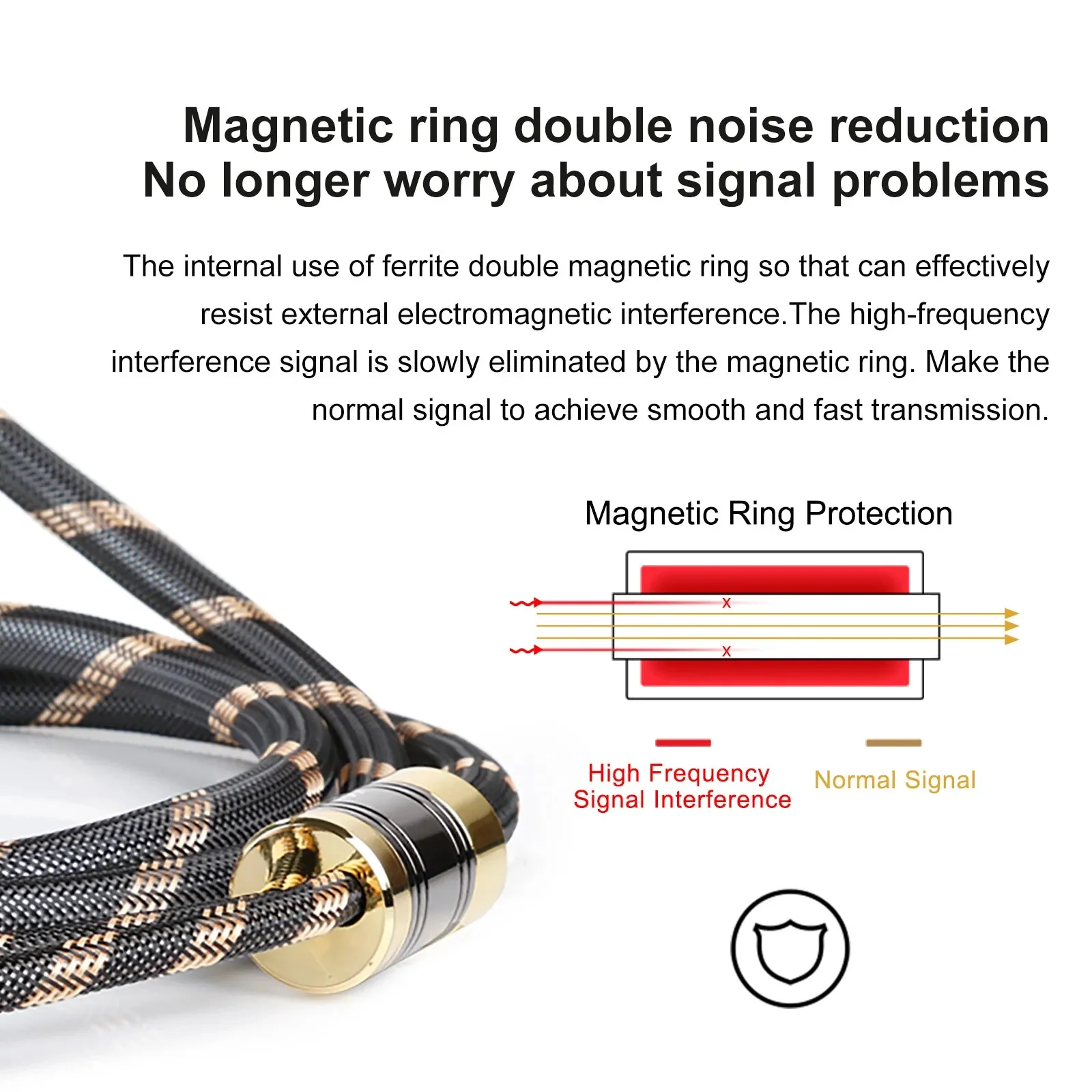 SKW BG04A 2RCA To 2RCA High-purity Copper Audio Cable - Image 4