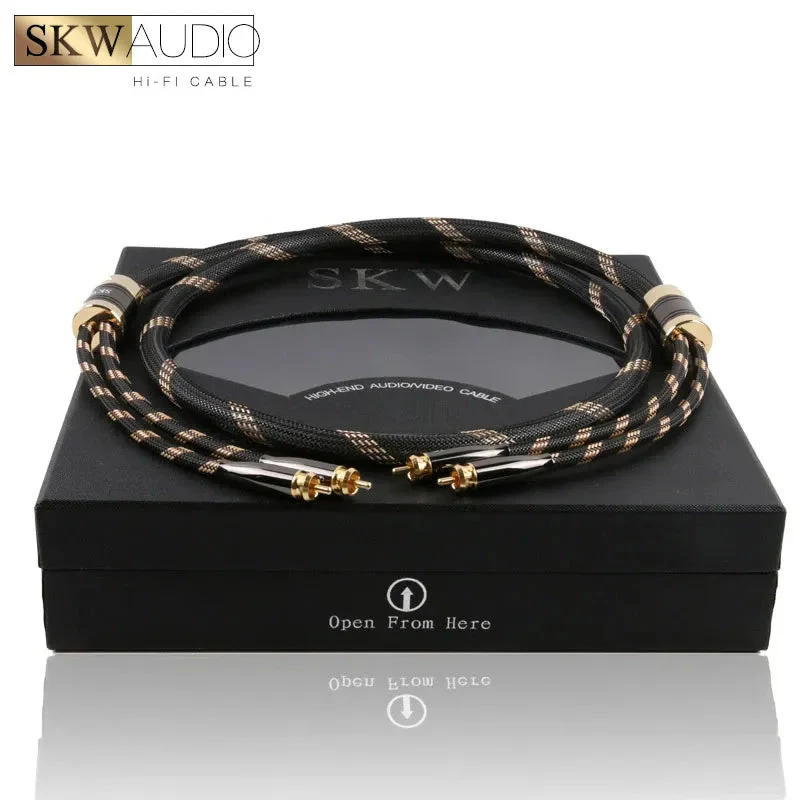 SKW BG04A 2RCA To 2RCA High-purity Copper Audio Cable - Image 5