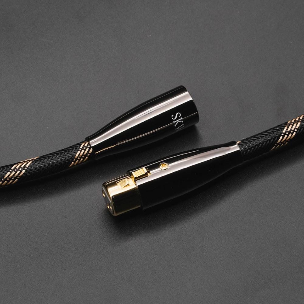 SKW BG09 - 3 Pin XLR Male To Female 6N High-purity copper Cable ( Pair ) - Image 3