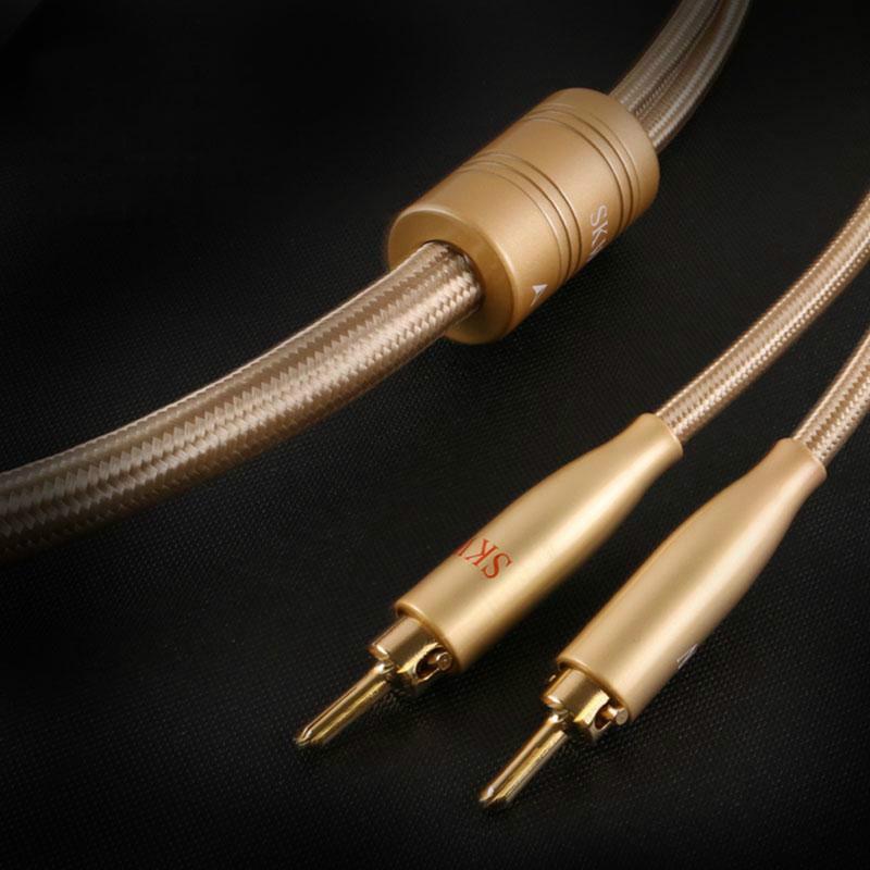 SKW SK1606005 Locking Type Termimal Audiophile Audio Cable 24K Gold-plated Banana Plug With Lock - Image 6