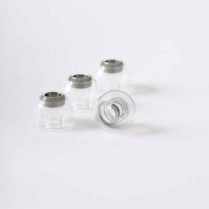 Softears UT Titanium Alloy Liquid Silicone Eartips For 4.6mm–7mm Nozzle - Image 4