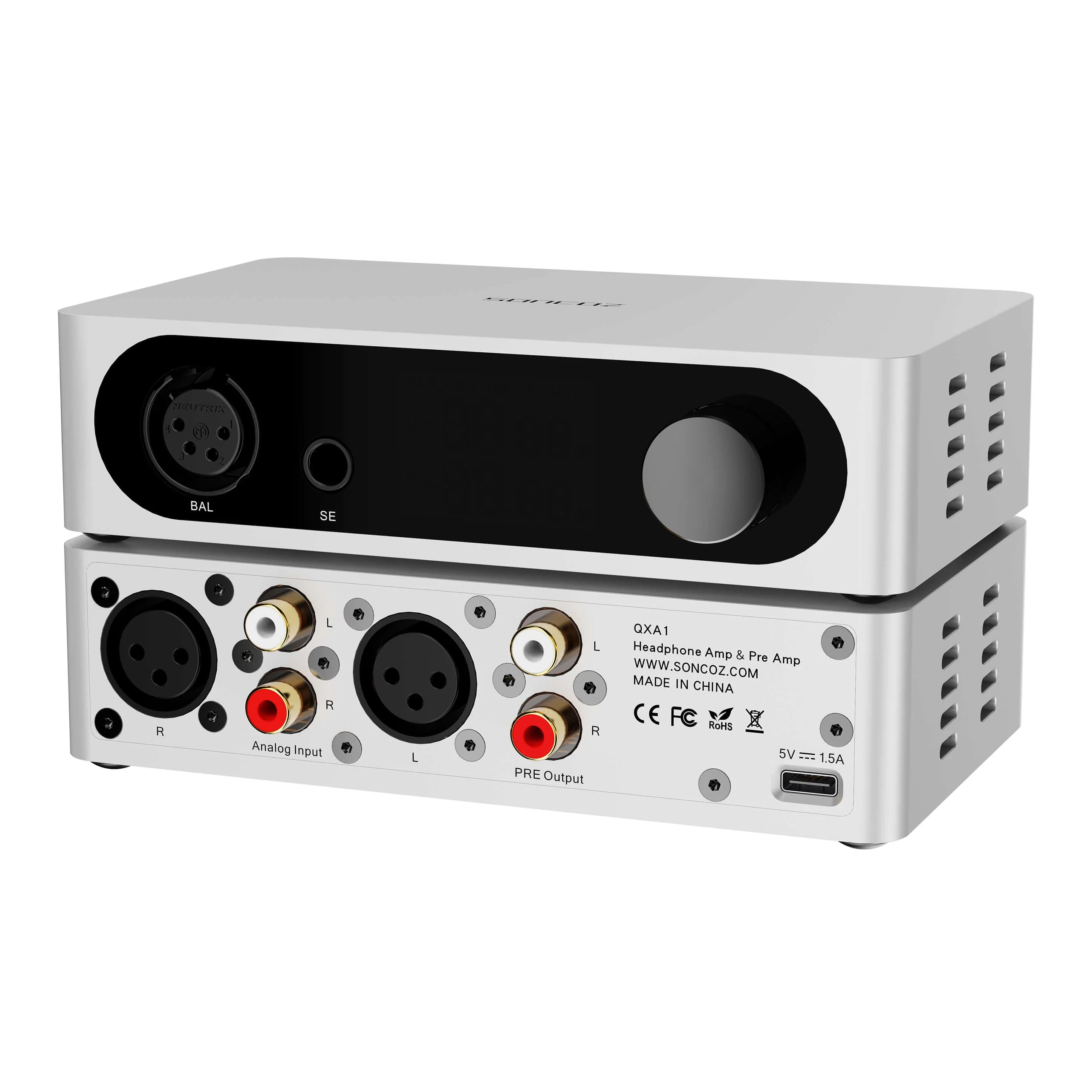 Soncoz QXA1 Fully Balanced Headphone Amp & Pre-Amp - Image 6