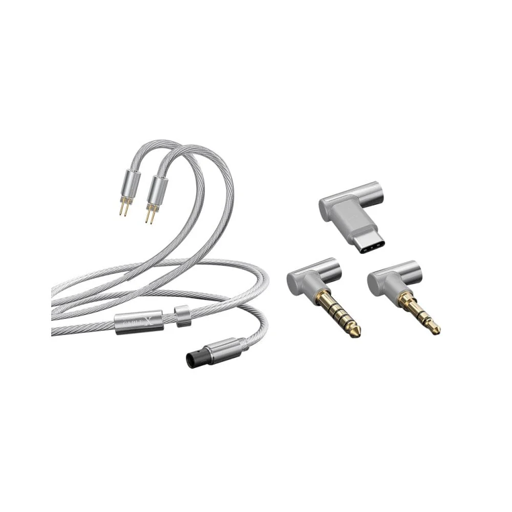 TANCHJIM CABLE X Litz Copper Alloy Silver-plated 0.78mm 2Pin Upgrade Cable