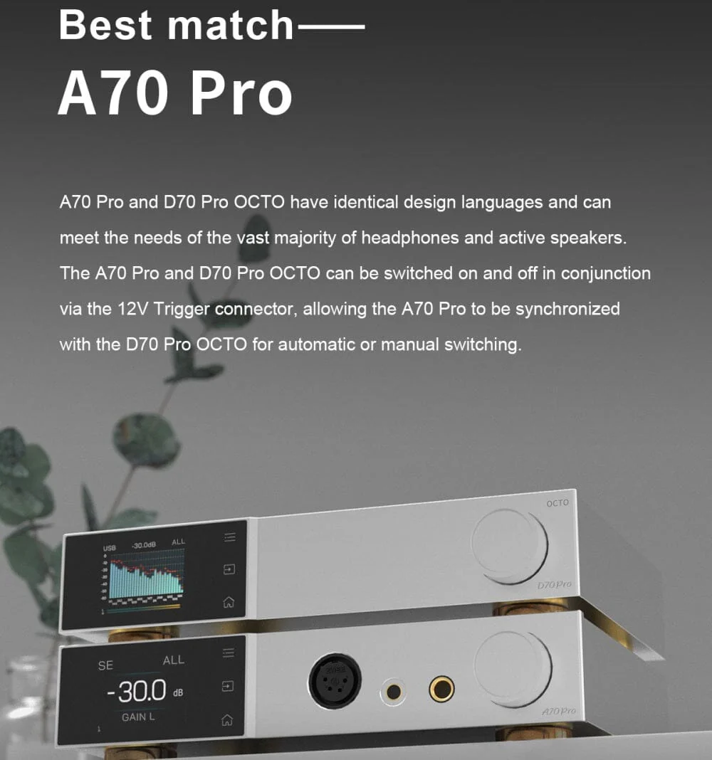 TOPPING A70Pro AMP + D70Pro OCTO DAC + XLR Cable Combo