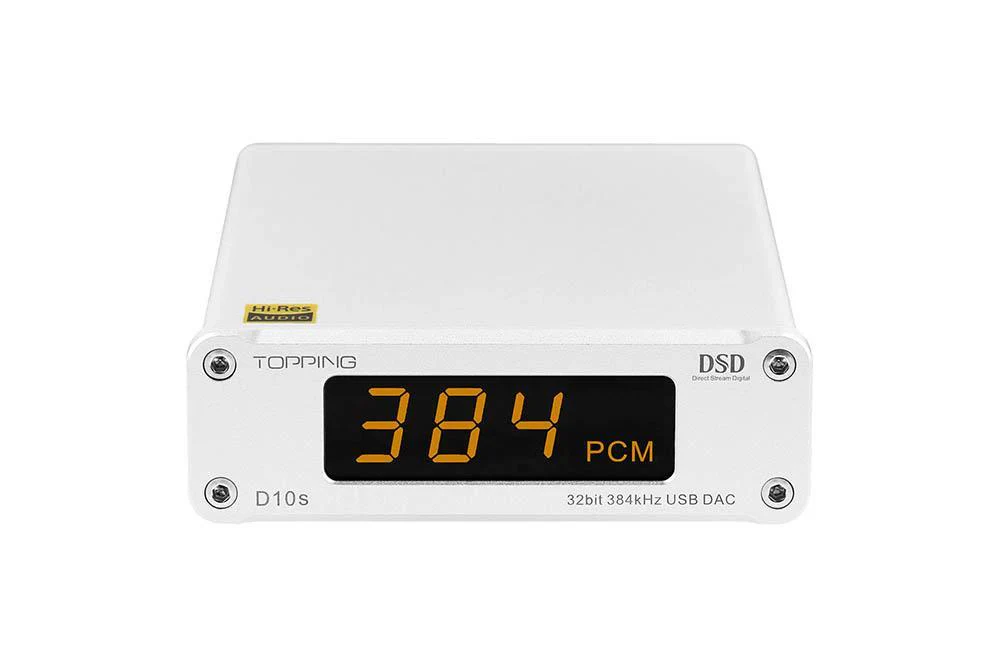 TOPPING D10s Hi-Res USB DAC ES9038Q2M 32Bit/384kHz DSD256 XMOS XU208 HiFi Decoder - Image 8