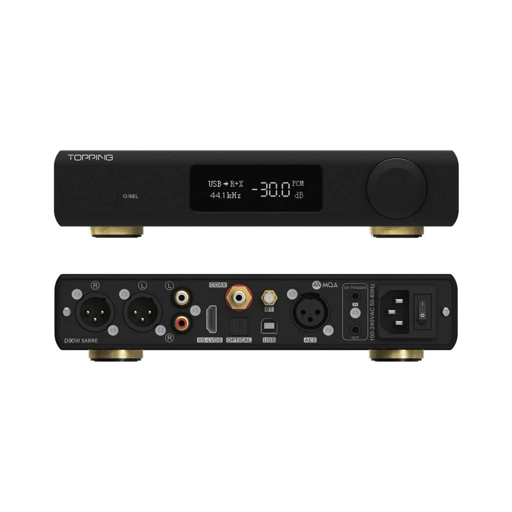 TOPPING D90III / D90 III SABRE Fully Balanced Dual ESS9039SPRO Bluetooth 5.1 HiFi DAC - Image 8