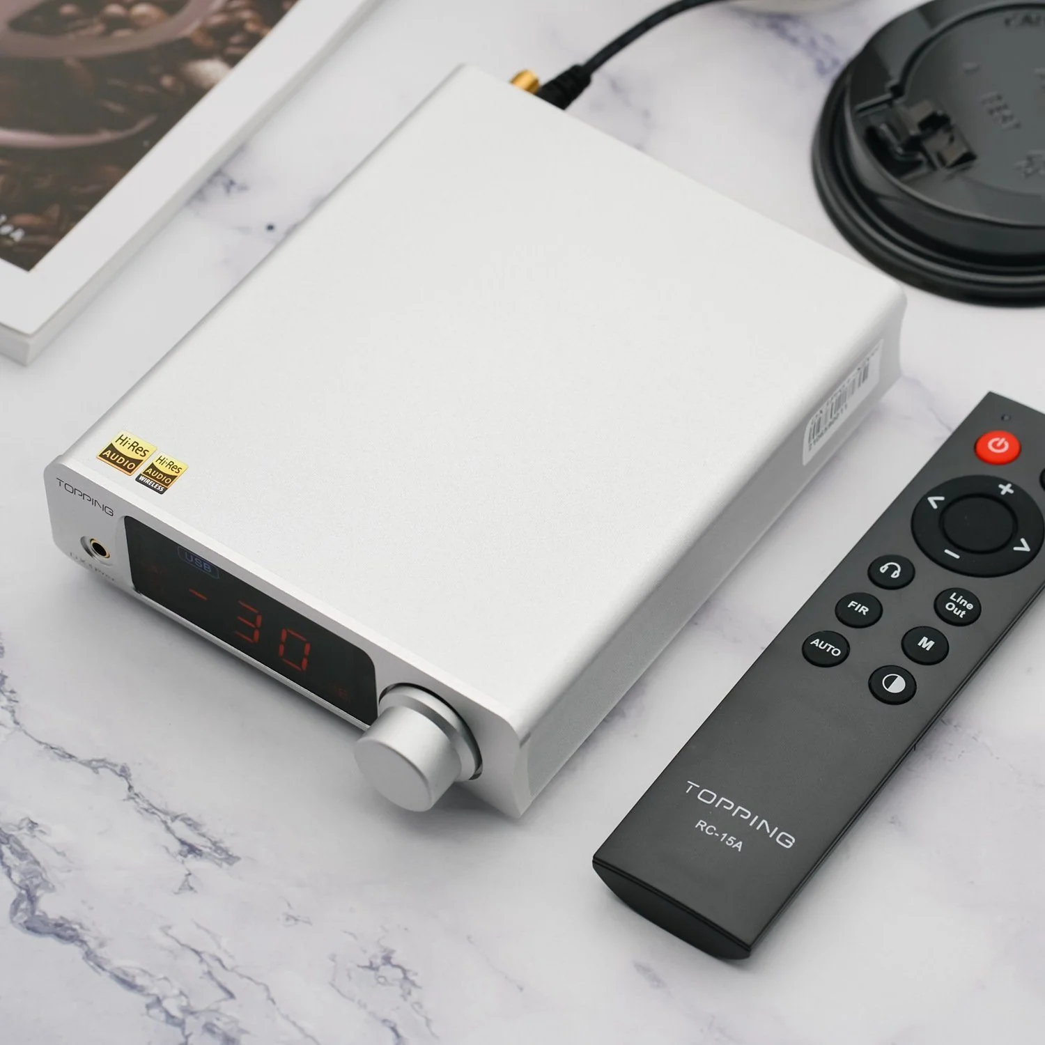 TOPPING DX3pro+ Bluetooth 5.0 DAC & Headphone Amplifier Pre Amplifier - Image 5