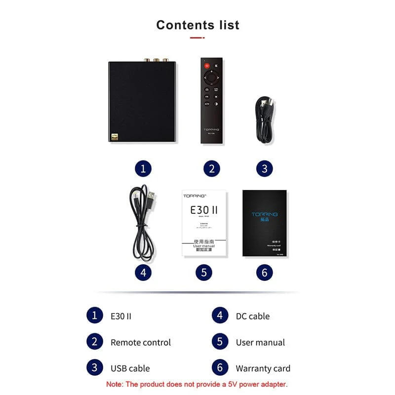 TOPPING E30 II 2× AK4493S Decoder DAC With Remote Control Hi-Res Decoder - Image 3
