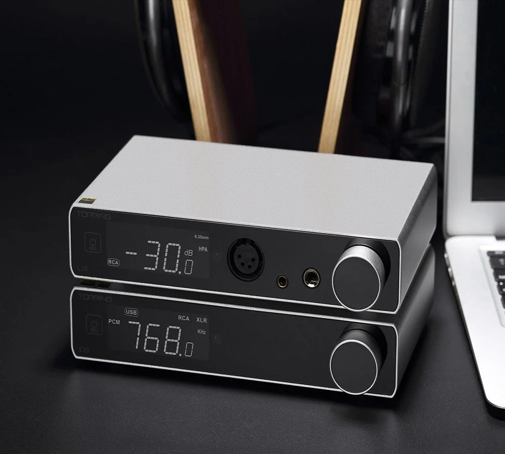 TOPPING E70 DAC+ L70 AMP + XLR Cable Stack - Image 3
