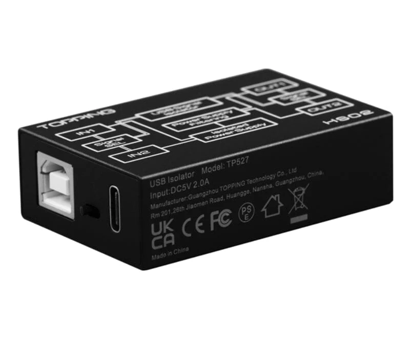 TOPPING HS02 USB2.0 High Performance High Compatibility Low Latency Audio Isolator - Image 6