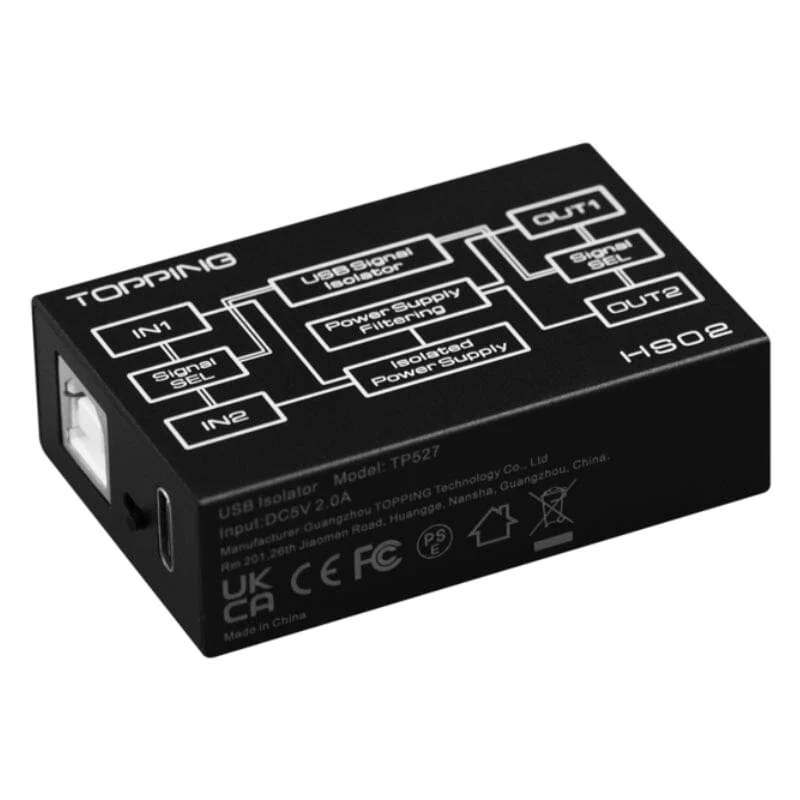 TOPPING HS02 USB2.0 High Performance High Compatibility Low Latency Audio Isolator - Image 7
