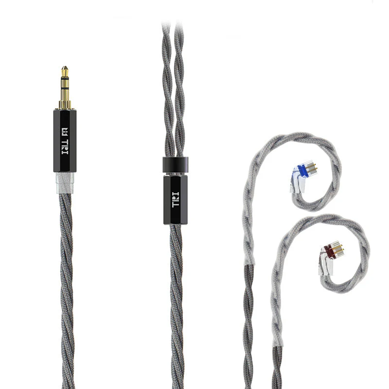 TRI Wolfram 4 Core OFC Shielding Pure Silver Upgrade Earphone Cable For TRI I3 Pro - Image 11