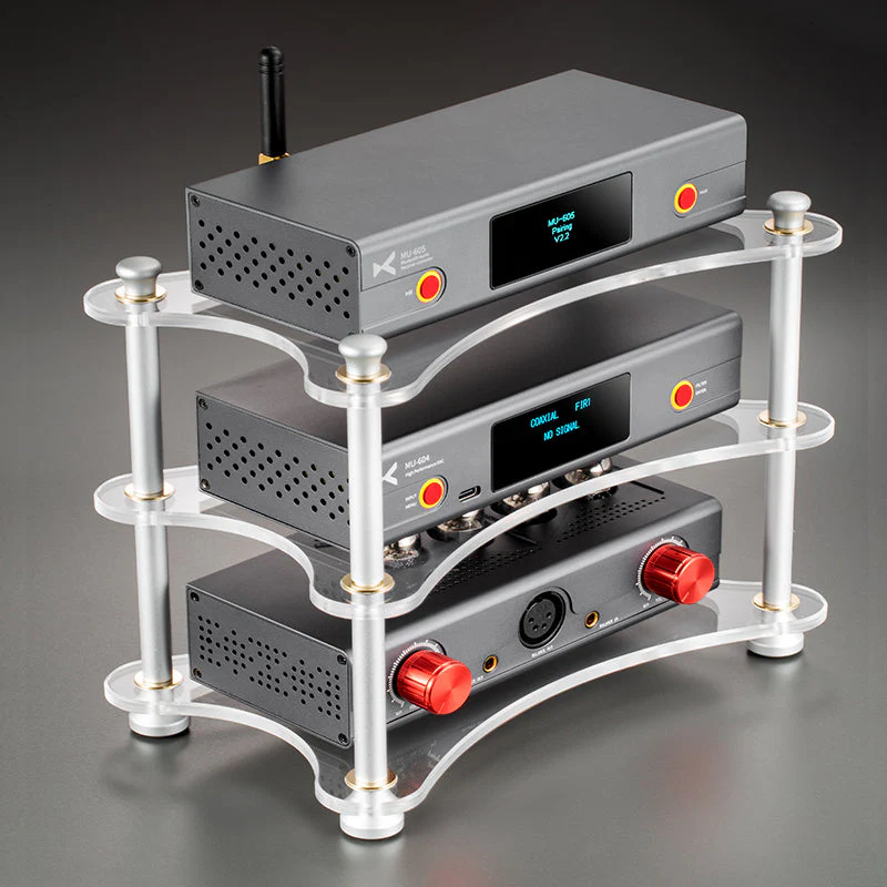 xDuoo X-R01 Multilayer Acrylic HiFi Rack For Small Amps & DACs - Image 9