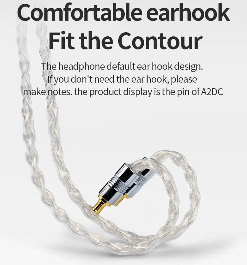 Yongse Galaxy 8 Core 5N-Pure Silver Earphone Cable 3.5/4.4mm-0.78 2PIN/MMCX - Image 4