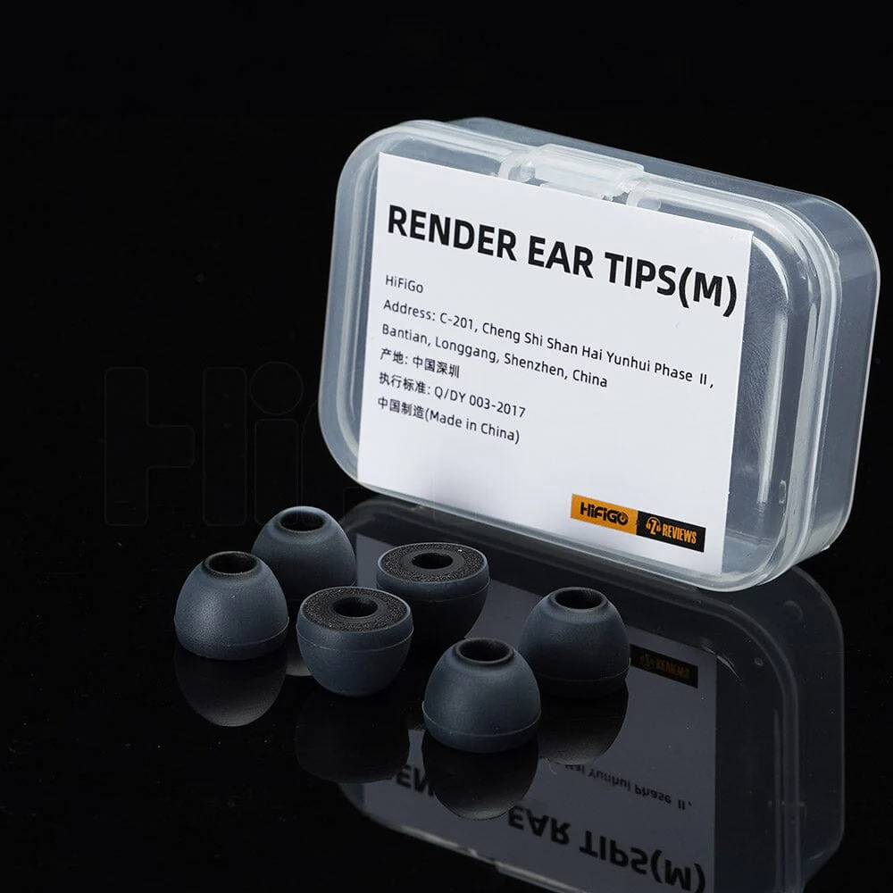 HiFiGo x ZEOS Render Silicone Memory Foam Eartips - Image 6
